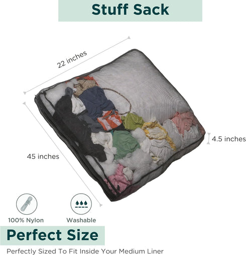 molly mutt Huge Dog Bed Stuff Sack, Durable, Washable, 45.0"L x 36.0"W x 5.0"Th