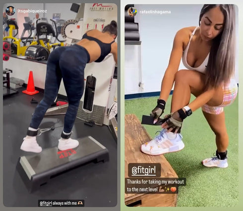 FITGIRL - Ankle Strap for Cable Machines and Resistance Bands, Work Out Cuff Attachment for Home & Gym, Glute Workouts - Kickbacks, Leg Extensions, Hip Abductors, for Women Only by FITGIRL