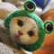 Pet Hat - Handmade Knitted Woolen Yarn Cap for Dog Cat Puppy Teddy Cartoon Frog Grooming Accessories, Green, S