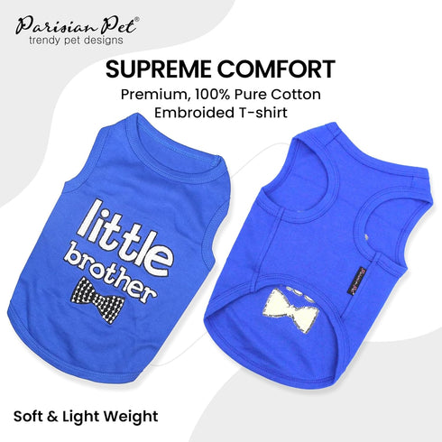 Parisian Pet Little Brother T-Shirt for Dogs and Cats - 3XL Tee Shirt