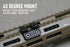 Monstrum Scout Light Mount Series, Compatible with Surefire M300/M600, M-LOK 45 Degree Offset