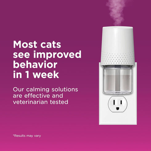 Comfort Zone Cat Calming Diffuser Refills, 2 Pack, 30-Day Pheromones