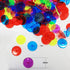 Golf Ball Markers Bulk, 50/100/150 Pcs, Multicolor Transparent Plastic 25mm Flat Round Golf Accessories