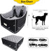 35 lbs, Dog Car Seat for Small/Medium Dogs up to Memory Foam Booster Seat with Washable Cover, Storage Pockets & Safety