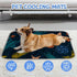 Generic 28" X22" Cats Dog Cooling Mat Ice Silk Cooling Mat for Rabbits Doodle Style Small Dog Beds Washable Crate Pad