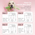 (3 Pack,Large) Paw Legend Washable Reusable Female Dog Period Diapers for Heat Doggie Puppy Diapers for Female Dogs