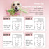 (3 Pack,Medium) Paw Legend Washable Reusable Female Dog Period Diapers for Heat Doggie Puppy Diapers for Female Dogs