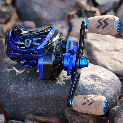 Sougayilang Baitcasting Reels - 7.3:1 Gear Ratio Fishing Reel with Magnetic Braking System
