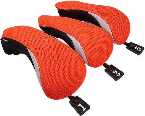 Sword & Shield Sports Golf Club Headcover - 3pcs/Set Driver #1, #3, #5 Fairway Wood Cover