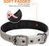 Fida Heavy Duty Dog Collar - Ultra Comfortable Soft Neoprene Padded, Adjustable Reflective Nylon for Large Breeds