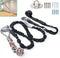 Outdoor Bungee Tug Toy - Dog Toy Hanging from Wall, Interactive Chew Rope Toy for Large Breed Puppies & Small Dogs