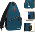 MOSISO Sling Backpack, Multipurpose Crossbody Shoulder Bag, Travel Hiking Daypack