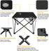 iMounTEK Folding Camping Table with Storage Bag Portable Picnic Table Lightweight Travel Desk with Cup Holder Carrying