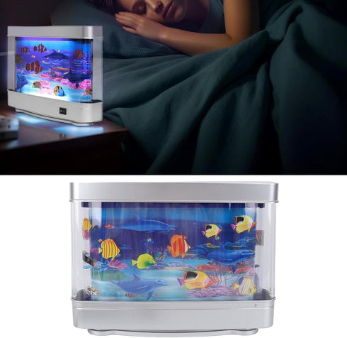 Artificial Tropical Fish Decorative Moving Aquarium Lamp, Baby Aquarium Toy, Artificial Aquarium Fake Fish Tank