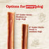 Natural Farm Gullet Sticks (50 Pack, 6 Inch) - One Ingredient Beef Esophagus Chews for Pups & Senior Dogs