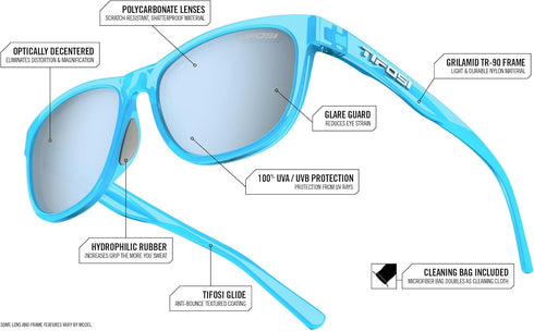 Swank Sport Sunglasses - Tangle Free, Ideal for Cycling, Golf, Hiking, Running, and Lifestyle Look