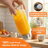16 oz, 8 Pack 100% Luxfuel Glass Water Bottles with Lids Reusable Juice Bottle with Stainless Steel Cap & Straw, Leak