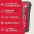 2-Speed 6 Kong Cordless-Corded Dog Clipper Kit Stainless Steel Blade, Waterproof, LED Spotlight, Use-While-Charging