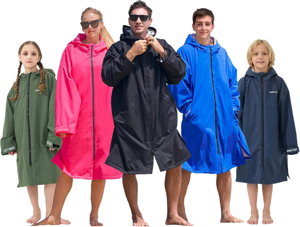 Owntop Swim Parka Surf Poncho for Kids Youth and Adult, Unisex Oversized