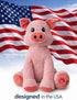 NOZES & TOZES Plush Pig Dog Toy | Dog stuffies for Large Dogs Dog Enrichment Toys for Large Dogs | Dog Toys Without