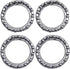Cryspearl Headset Set 4, 1.57 1.06 E-Bike Steering Ball Bearings of Steel Construction, x in Inner/Outer Diameter