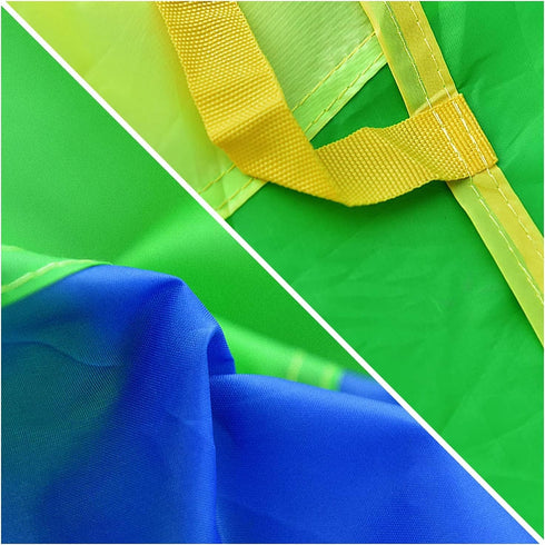 6ft 8ft 10ft 12ft 16ft 20ft Parachute with Handles Play Parachute Games for Outdoor Team Games,You Can Also Use it