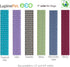 Martingale Dog Collar by Lupine ECO Collection, 1" Wide, Berry, Adjusts 15" to 22"