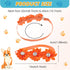 80 Pcs Dog Bowtie Flower Collars, Adjustable Girl Puppy Collars with Diamond Crystal for Dogs Cats Pet Supplies
