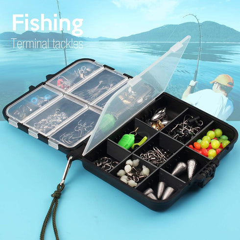 Fishing Terminal Tackle Accessories, Hooks, Weights, Jig Heads, O-Rings, Rolling Swivels for Saltwater Freshwater