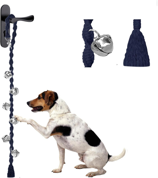 GINIDEAR Dog Bells to Go Outside & Puppy Potty Training, Adjustable Dog Door