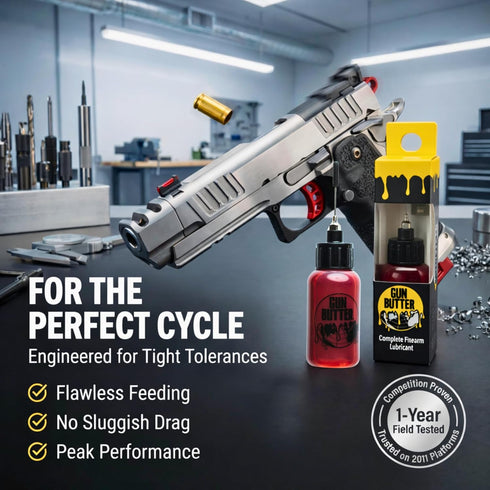 1 oz fl Needle Oiler Full Synthetic CLP Gun Oil for Pistols, Rifles & EDC | Precision Applicator, Gun Lubricant Cleaner