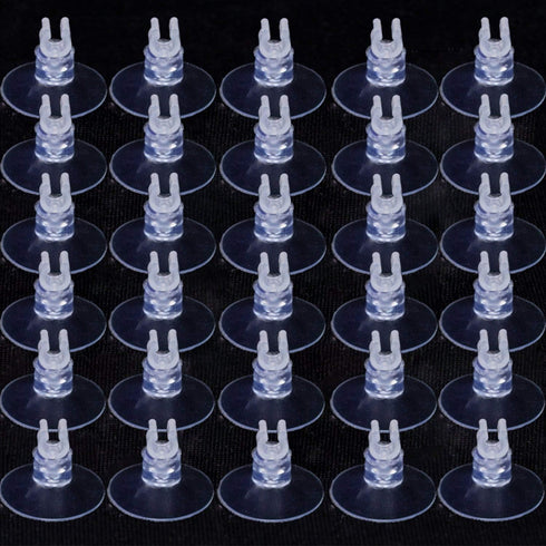 SLSON 30 Pack Aquarium Suction Cup Clips, Airline Tube Holders for Fish Tank Hose