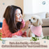 10 Pcs Muslin Cotton Triangle Dog Bandanas Reversible Pet Bibs Scarf Dog Scarves with Two Snaps Apparel Accessories
