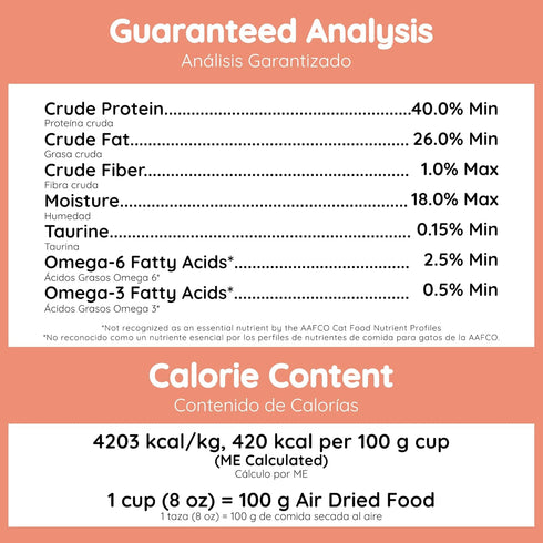 90% 5 oz Cafe Nara Air Dried Cat Food, Beef & Chicken Recipe, Real Meat, Complete Meal, Food Topper, or Treat, Made