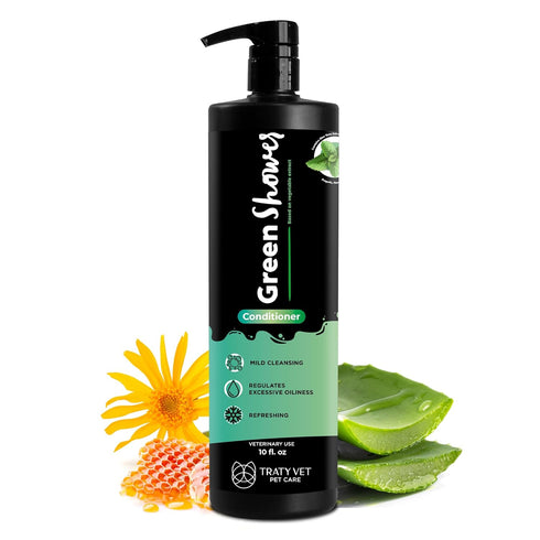 Green Shower Balm Conditioner, Non-Oily, Nourishing, Vegetable Extracts, Cruelty-Free, 300ML