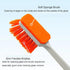 Vimvins Small Fish Tank Cleaner - Algae Scraper for Glass Aquariums - Aquarium Brush & Scrubber Tool Adapted