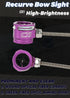 0.019" Apertures for Recurve Bow Sight - Single Pin Bow Sight, CNC Machined Alloy with Anodized Finish, Target Archery