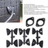 AMAKO Accessories(10 Through Hull Wiring Kit for Kayaks: Thru-Hull Wiring Kits for Wilderness Systems Hobie Installing