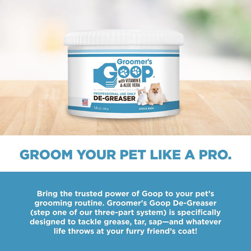 Groomer's Goop Pet De-Greaser - 14 oz Can