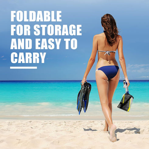 Rrtizan Snorkel Vest, Portable Inflatable Swim Jackets for Adults, Safety for Snorkeling Swimming Diving