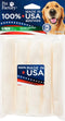 Pet Factory 100% Made in USA Beefhide 5" Chip Rolls Dog Chew Treats, Natural Flavor, 5 Count