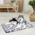 VANKEAN Stylish Dog Crate Pad Bed Mat Reversible (Cool & Warm), Soft Sleeping Mat for Small to XX-Large Dogs, Grey Stone