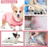 IDOMIK Dog Recovery Suit for Female Spay, Adjustable Anti-Licking Onesie, Soft Wound Bandage & E-Collar
