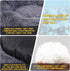 Calming Dog Beds for Small Medium Dogs, Round Donut Washable Dog Bed, Anti-Slip Faux Fur Fluffy Cuddler Anxiety Cat Bed
