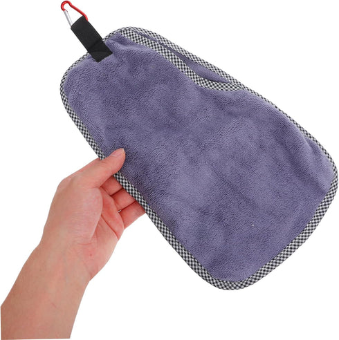 Fishing Towel with Clip, Non-Slip Wipe for Easy Fish Handling, Compact and Breathable for Outdoor Use