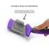 HERTZKO Double Sided Flexible Slicker Brush - Suitable for Dogs and Cats - Removes Loose Hair, Tangles, and Knots,