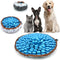 Dog Snuffle-Mat Slow-Feeder-Bowl - Simulating Grassland for Boredom, Encourages Natural Foraging Skills