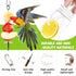 6 PCS Bird Treats Skewer, Parakeet Hanging Food Holder, Stainless Steel Fruit Vegetable Stick Holder, Cockatoo