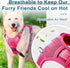 BARKBAY No Pull Dog Harness with ID Tag Pocket - Heavy Duty Reflective Control for Large Dogs (Pink, S)