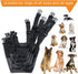 ewinever 5Pcs/Set Adjustable Breathable Dog Muzzles, Small Medium Large, Anti-Biting, Anti-Barking, Safety Protection